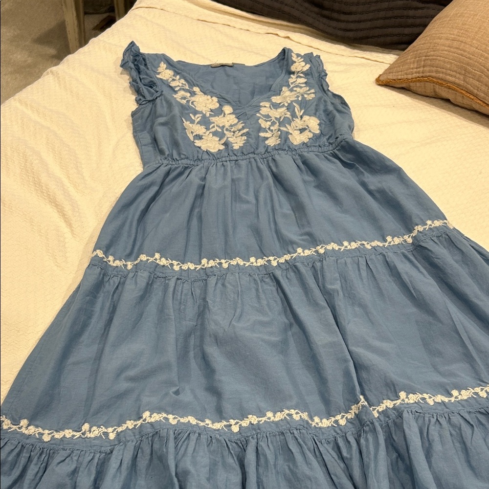 Lucky Brand long tiered boho maxi dress